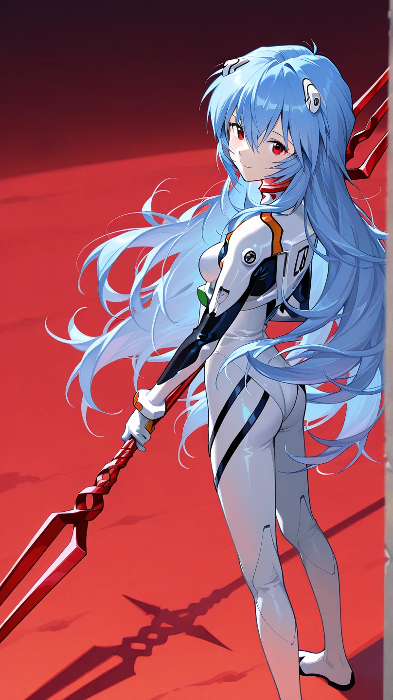 Rayanami, Rei Ayanami, Blue Hair, Long Hair, (Red eyes:1.5), Bodysuit break, hat, Plug Suit, Bodysuit swing, break ao ar livre, city, break olhando para o espectador, break (Master Parts:1.2), Highest quality, High resolution, unity 8k wallpaper, (figure:0.8), (Beautiful and fine details:1.6), Highly detailed face, Perfect lighting, Extremely detailed CG, (Perfect hands, Perfect Anatomy),very big breasts and very big butt