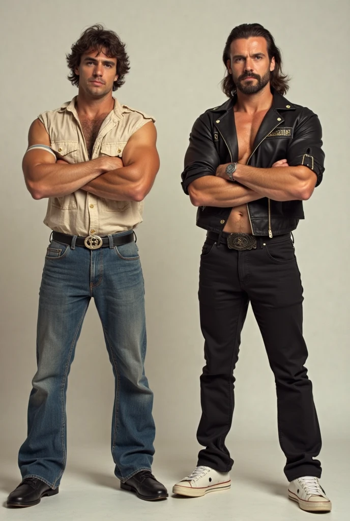 Randy Orton y Dean Ambrose backstage
