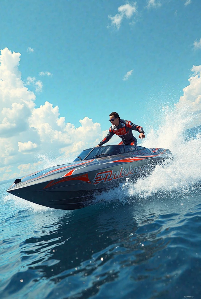 imagem horizontal nautica colorida e impactante jetski