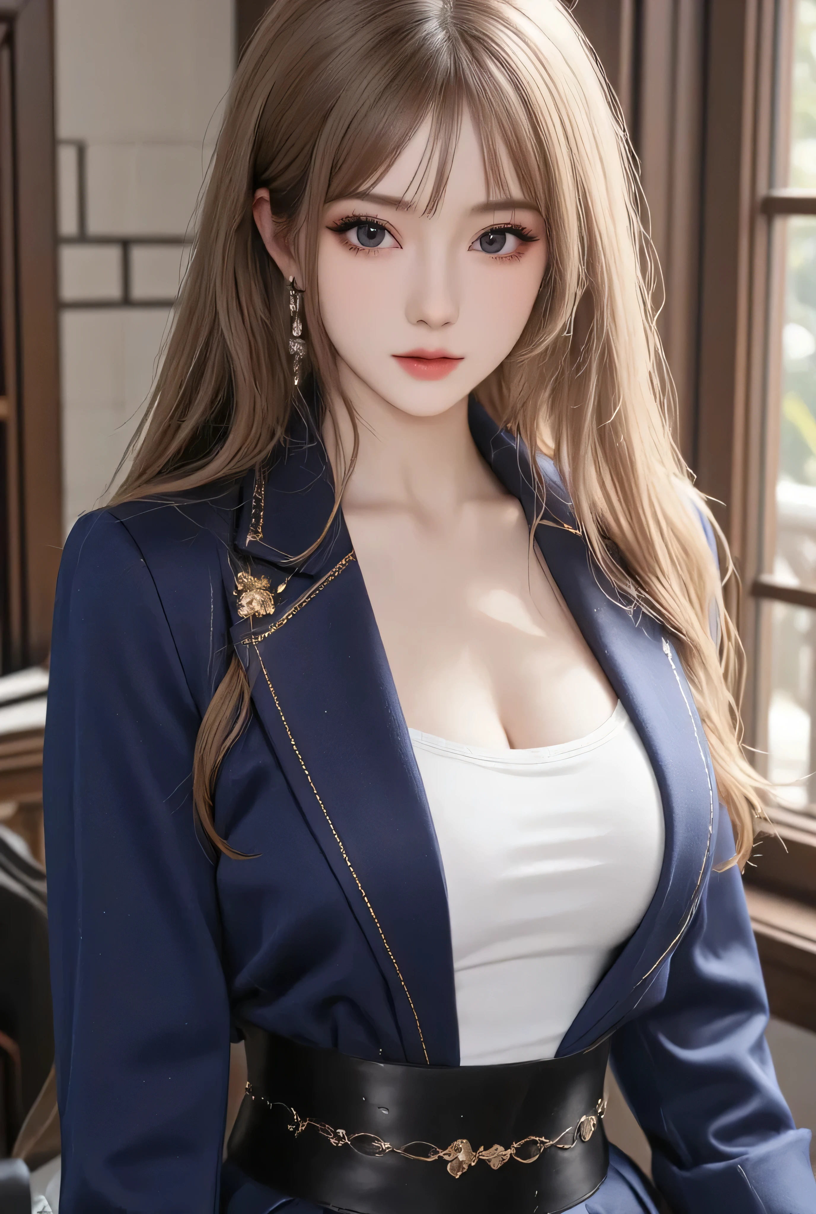 (( Russian Mix )) , I have a strong gaze、
(( Highest Quality)), (( Complicated Details )), 1 girl on break day, (( F cup )), beautifully detailed eyes 、 ((golden hair)) 、( cobalt blue western night armor ) 、 Perfect eye alignment, ((tall))、 stares at the viewer