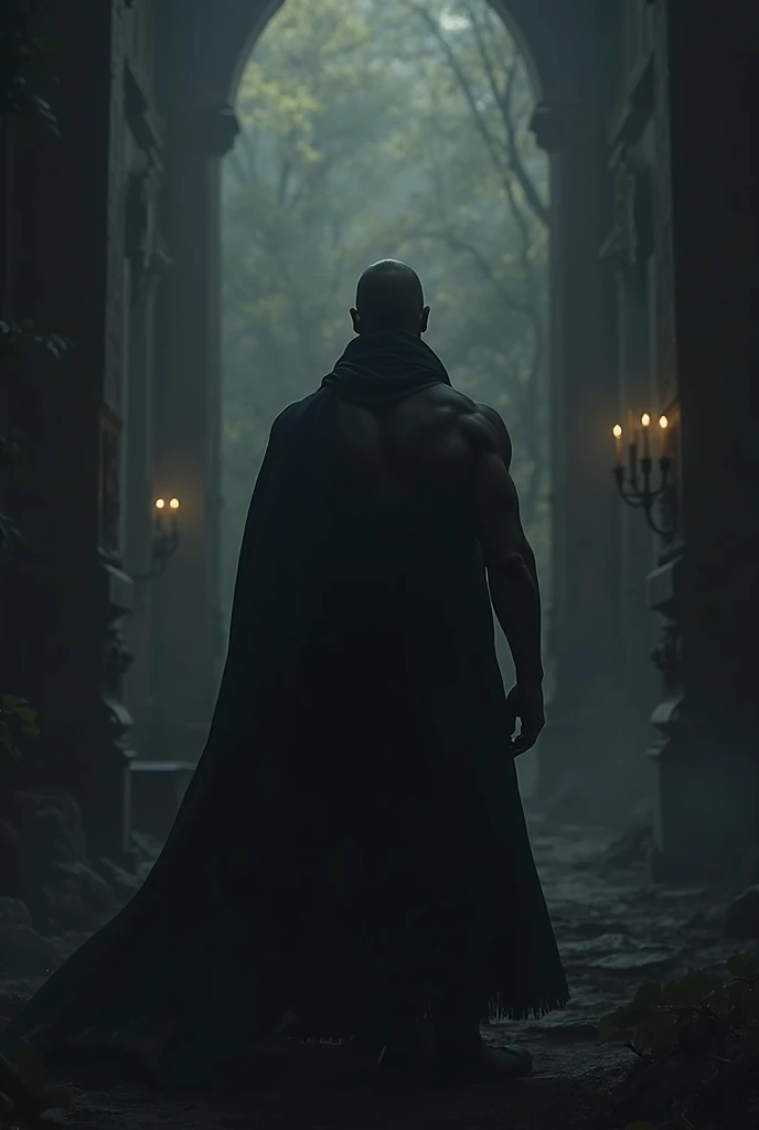 fisheye lens, portrait photo of  knight standing inside a gothic church, wet stone, puddles, infinite vaults, bloodborne, dramatic light, low key, candle light