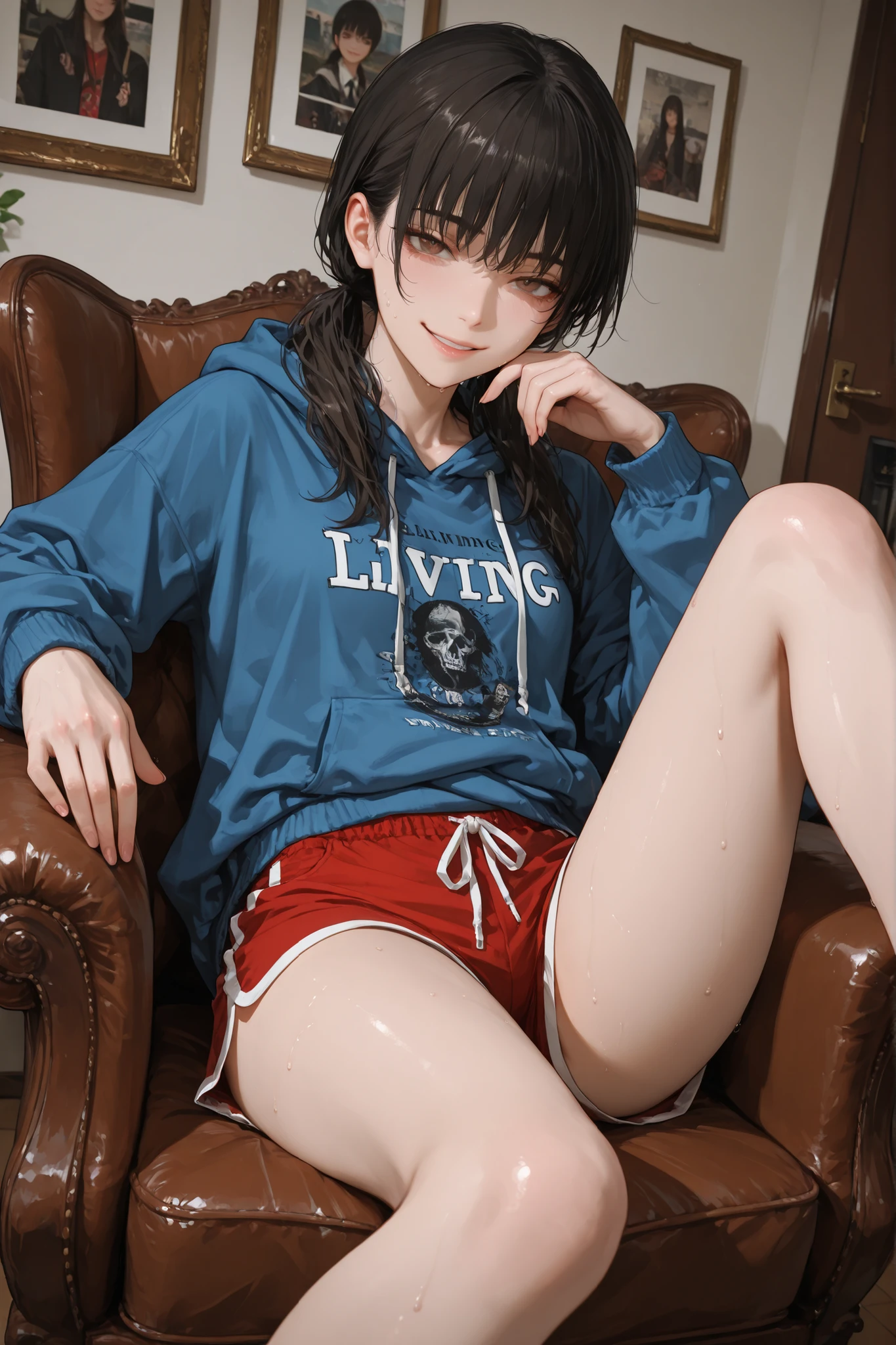 (nsfw:1.5), (Highest quality),(Masterpiece), (One Woman's Story:1.5), housewife, 32 years old, Beautiful mature woman, (Baby Face:1.5), Extremely detailed clarity, (naked:1.5), body type, Beautiful breasts, (Small breasts:1.5), (Flat Chest:1.5), (detailed nipple), (detailed pussy), (detailed anus),Unparalleled beauty、Ultimate beauty、Highly detailed face、Delicate eyes、((Lying on the bed in the bedroom)),((Masturbation in the bedroom)), (dildo), ((Expressions of ecstasy、Shyly、Quiet your voice, (I am masturbating:1.5)),(マンコと肛門にdildoを挿入しています:1.5), (沢山のdildoが落ちています:1.5)、(Love juice dripping from pussy and thighs:1.5), (on the bed:1.5)