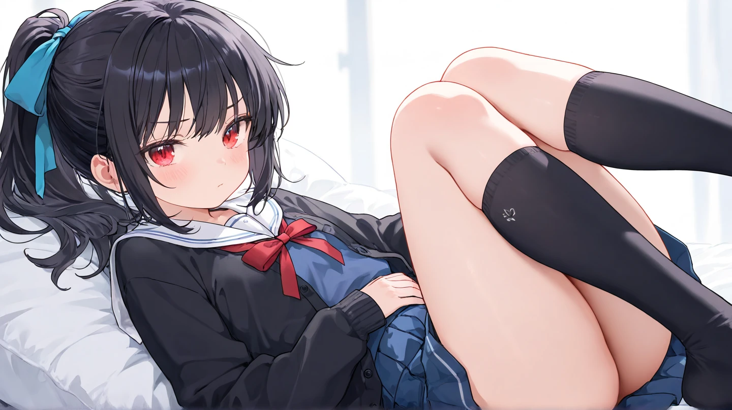 masterpiece, Highest quality, so beautiful, Absurd,
One girl, alone, Black Hair, Bobcut,
Thermont 16A, Glasses, 
Collared shirt, Happy, smile, Sticking out tongue、whole body、View your viewers, White Background, Simple Background,被写体のwhole bodyが映る、(From below:1.3)、Crossdresser、Transsexual、NSFW
 