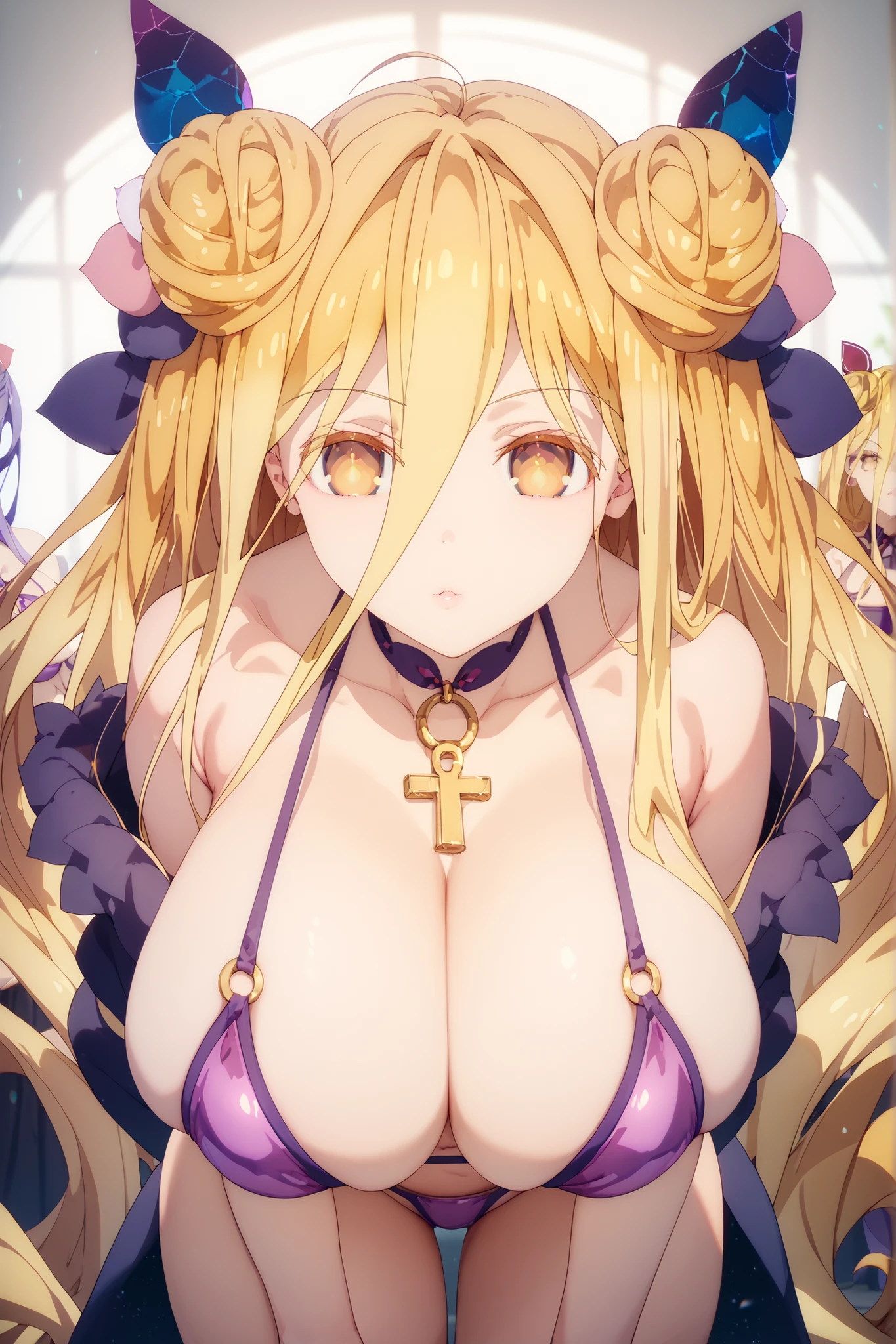 Being fondled by a group of black people,1 girl,Super delicate skin,Radiant Skin,Moist oily skin, devil smile,Huge Chest,Chest,Fellatio Gesture,gesture,Show your thighs,Vibrant colors,masterpiece,best quality,Extremely detailed,high resolution,Nightclub,Look at the audience,12 years old,((masterpiece、best quality、Very detailed)、((A girl))、blond,Dark skinned hottie,Tattoo,Gold ring belt,nun,Wearing a gold necklace on her head,Reverse Bunny Girl,Cover your mouth with gauze、Pink Eyes、((There are many piercings))、((Big Chest))、Cowboy shooting、Shooting from above、Purple light strip,((best quality)), ((masterpiece)), (detailed), (character focus、Chest Focus,whole body), Thick Legs,Long hair,curls,Thick thighs,Huge breasts,Half Chest Exposed,Fascinating three-dimensional,Fascinating three-dimensional,Fascinating three-dimensional,Whole body soaked,Shortness of breath,Bright Pink