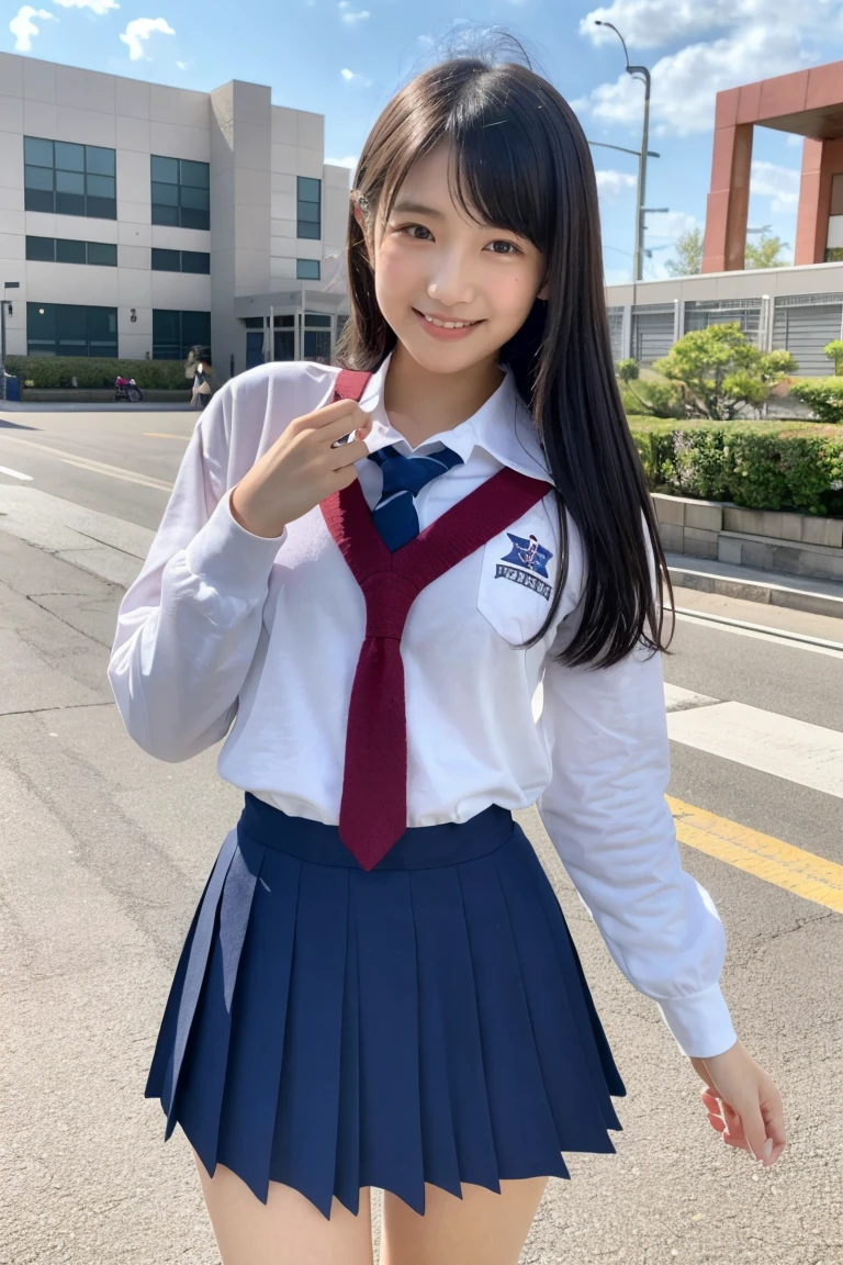 Center View、An Asian woman in a short skirt and bow tie is sitting on a train、Cute school girl、Japanese girls uniform、Wear Japan 、Japanese 、Surreal 、Dressed as a high school girl、Surreal 、Wear a uniform、Realistic school girl、Girl in uniform、Wear a uniform、 Pause、Whole Body Ezbian、Nice skin、Glowing Skin、Nice thighs、Shining thighs、Shining Regaleg , Japanese High School 、Nogizaka Idol、Korean Idol、thigh、Sitting Alone