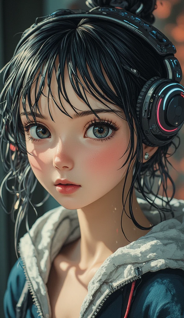Beautiful girl cute 4k