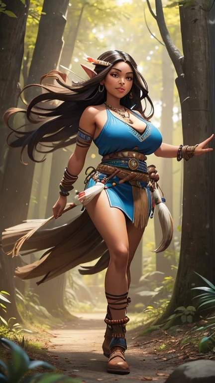 ((realistic: 1.5)),((best quality)), ((masterpiece)),((detailed)), (1girl: 1.3), solo, (((extremely detailed face))),(((brown eyes))), (((dark eyes))), (((dark eyes))), (((perfect hands))), Inca skin, Inca face, small breasts, beautiful detailed eyes, 8k unified wallpaper, super detailed, beautiful and aesthetic, beautiful, masterpiece, best quality, raw, super fine photo, best quality, super high resolution, photorealistic realism, sunlight, full body portrait, amazing beauty, dynamic pose, delicate face, (from the front), (1 Inca woman in Inca costume long skirt with colors red blue white and pink not green, {a beautiful Inca woman dressed in traditional Inca dress typical costume of the woman of Cuzco Peru, super wide angle lens, facial focus, mature, sexy, toned muscles, long legs, curves, barefoot, full Inca costume, perfect eyes, long black hair, floating hair, long eyelashes, (detailed face, detailed pupils, detailed characteristics of Inca clothing, light background: 1.3), mysterious ancient Inca ruin, lush forests, deep canyons, bridge, river, cliff, cloud, lakes, rock, waterfalls, flowers, grass, fog, vine, tree, smoke, machu picchu, best shadow, bright details, sharp, perfect composition, intricate, sharp focus, dramatic, (specular lighting: 1.3), edge light, Inca landscape, fully dressed, editorial photography, ultra-realistic photography,