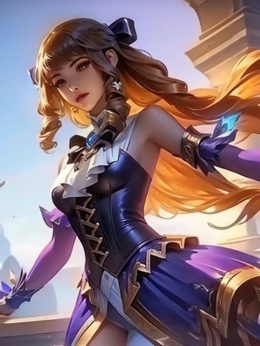 Guinevere mobile legends kimono night fire work