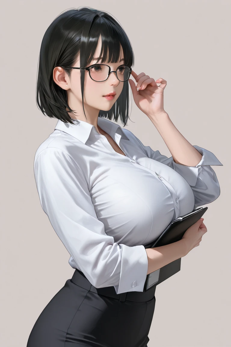 nurse uniform,(random pose),(Thin type:1.8),(big breasts:1.5),(random hairstyle),(Highest image quality,(8k),ultra-realistic,best quality, high quality, high definition, high quality texture,high detail,beautiful detailed,fine detailed,extremely detailed cg,detailed texture,a realistic representation of the face,masterpiece,Sense of presence),(wearing glasses:1.1)
