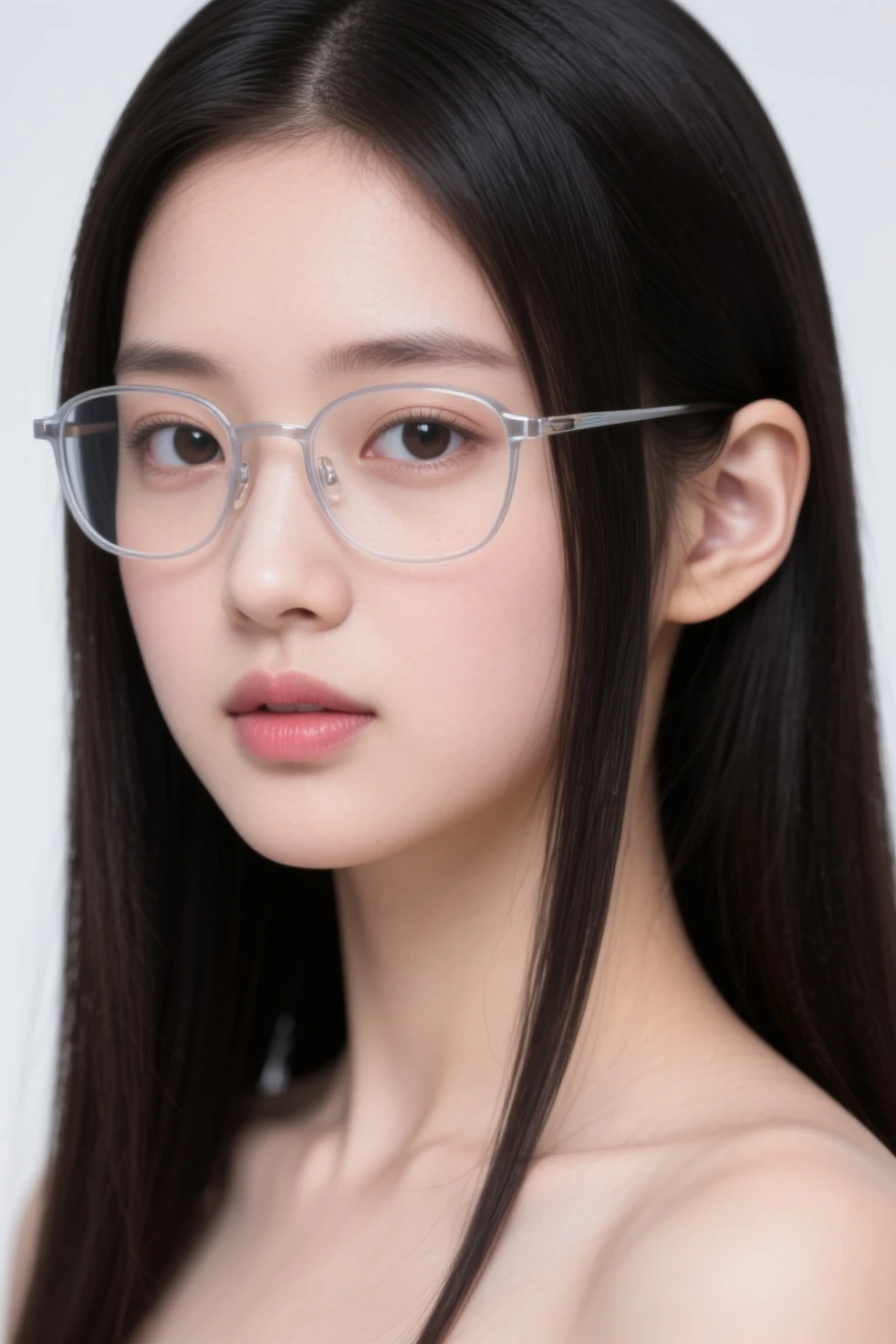 真实的South Korea美女,Beautifully, Realistic and realistic facial expressions,South Korea,20 year old woman with short hair,delicate face,South Korea美女,delicate face,