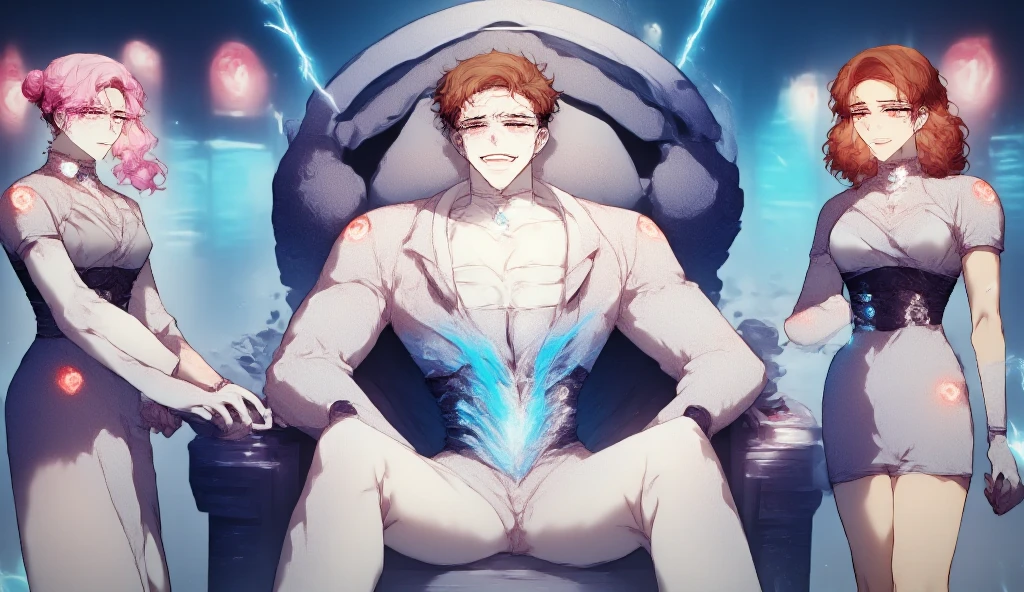 (best quality:1.3), masterpiece,(front view:1.0),(male , 10years old, slim body, ultra cute kawaii:1.8), pretty baby face, detailed cute face and eyes,(disproportionate breasts:0.8),(flat chest:2.4),(cleavage:0.4),(huge nipples:0.2),standing, sexy pose,(heart-shaped pupils:1.9),(anger:1.8),(crying:1.9),(disproportionate muscles:2.9),(muscle:1.8),(abs:1.9),(toned:1.2),(strong muscles:2.0),(Hypnosis:3.0),(sweating:1.8),(2boy:1.5),(silver hair:1.9),(baby face:1.4),(face forward:1.5),(eyes without light:1.8),(NSFW:1.5),(pubic hair:2.0),(haileg leotard:2.0),(muscle legs:1.5),(slim:1.5),(huge penis:2.5),(cum in anal:2.5),(anal sex:2.5),(Erect penis:2.5),