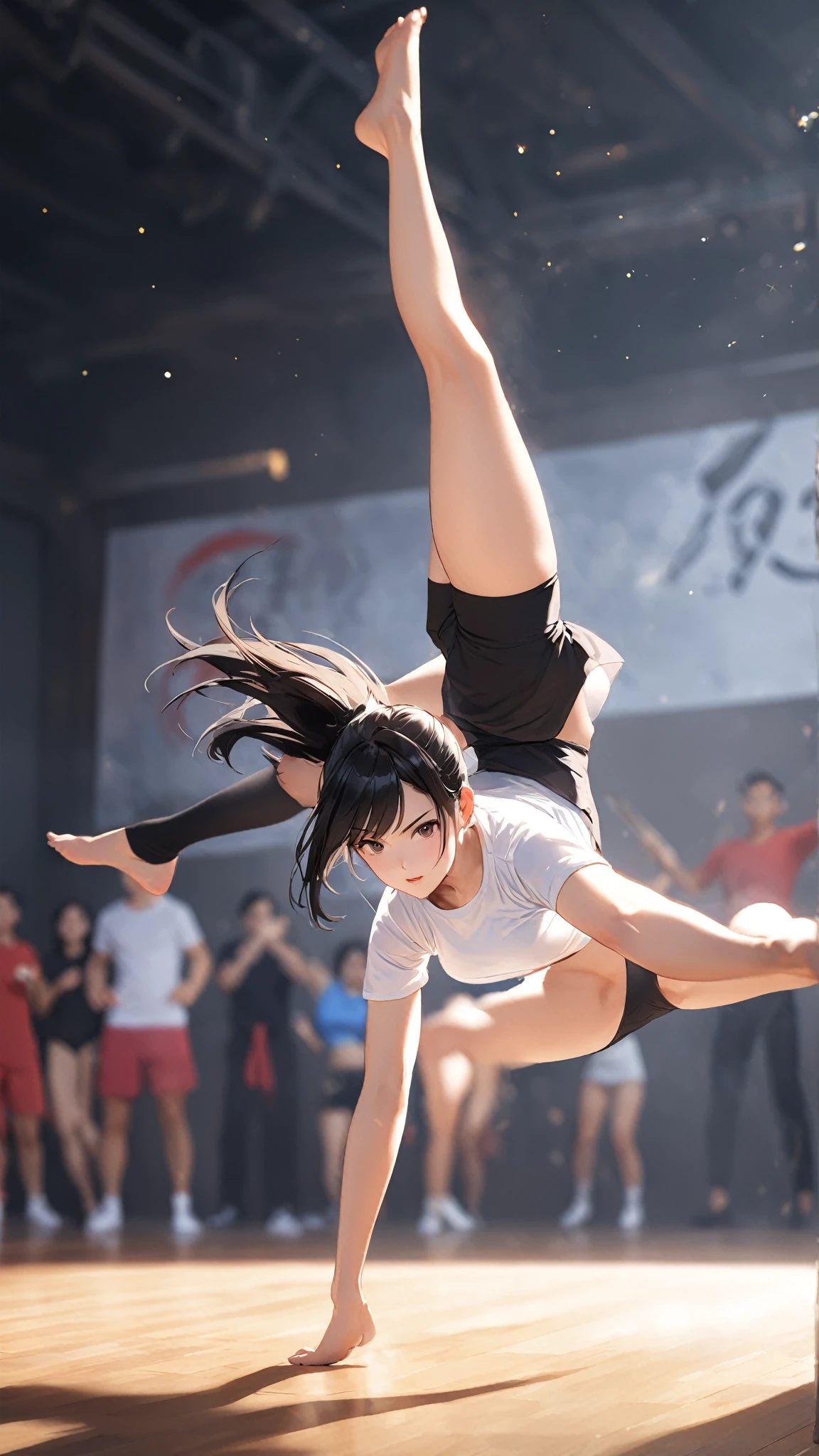 Top quality, masterpiece, Black Hair, 