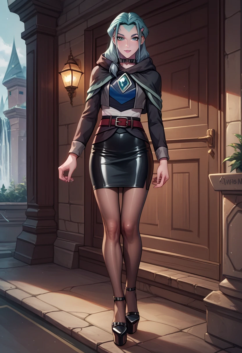 ((full body)),Highest quality, Octane,Full Body Espian,Thigh-high boots,leotardチラ見せ,Gloves,Healthy Skin,elegant, 1 girl, leotard,Bodysuits,cute, Blushed, Looking at the audience, From below,Lower your gaze,blue eyes, Beautiful Eyes, Beautiful background, Particles of light, Light of the sun, Dramatic lighting, outside, Shiny, Realistic, Tabletop, Highest quality, Very detailed, Get used to it, scenery, Beautiful and detailed, Thin Hair,indoor