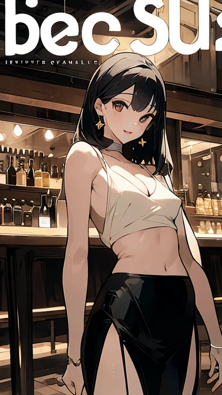 Can you make a girl with long black in a ponytail and cat ears in a small skirt and small bra with siting in cum with a man behind her and show some pussy and she has black eyeliner pink lips a cat tail
