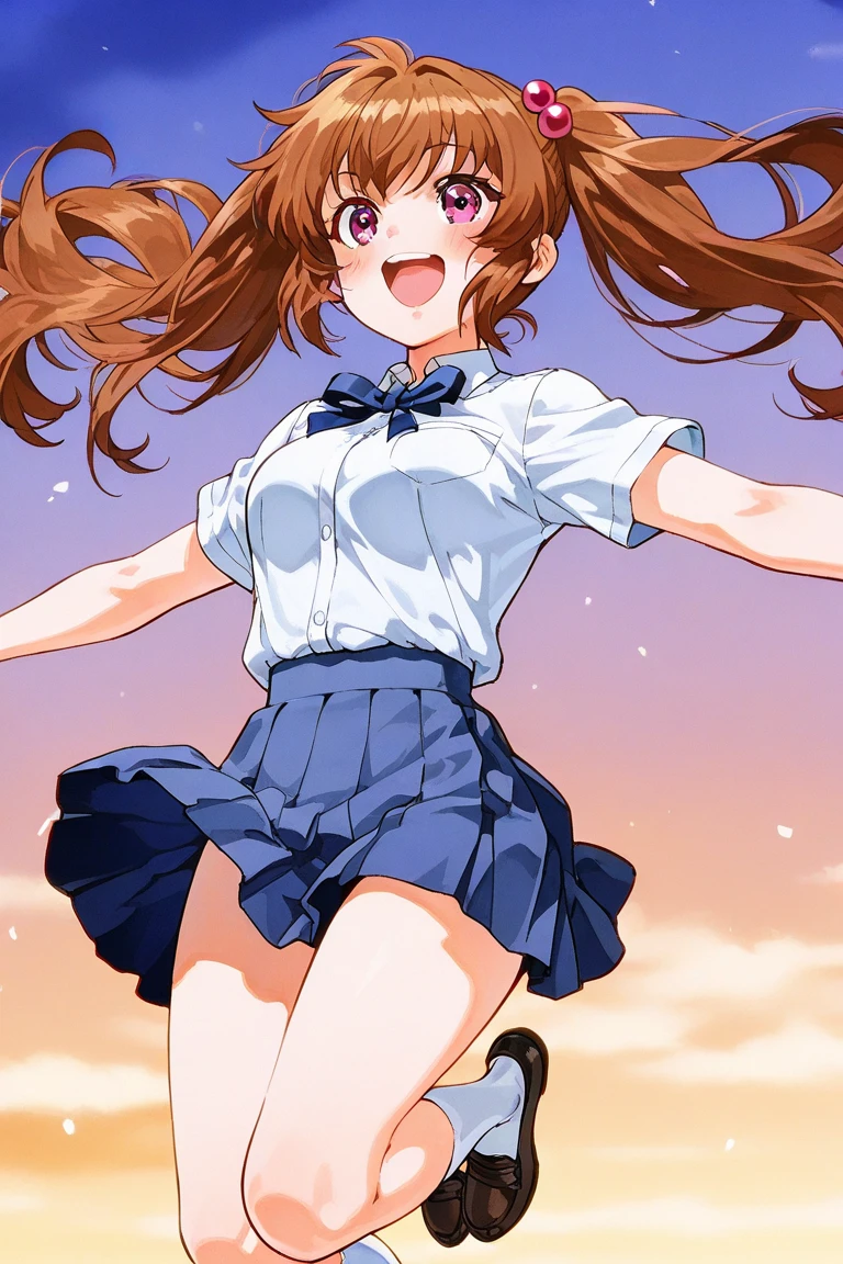 Angry face、Presenting panties with white dressing,Pleated skirt、White and blue sailor suit,Glasses、(Leaking a lot of pee:1.5)Presenting the skirt she took off,sexual behavior,Insert the penis into the genitals