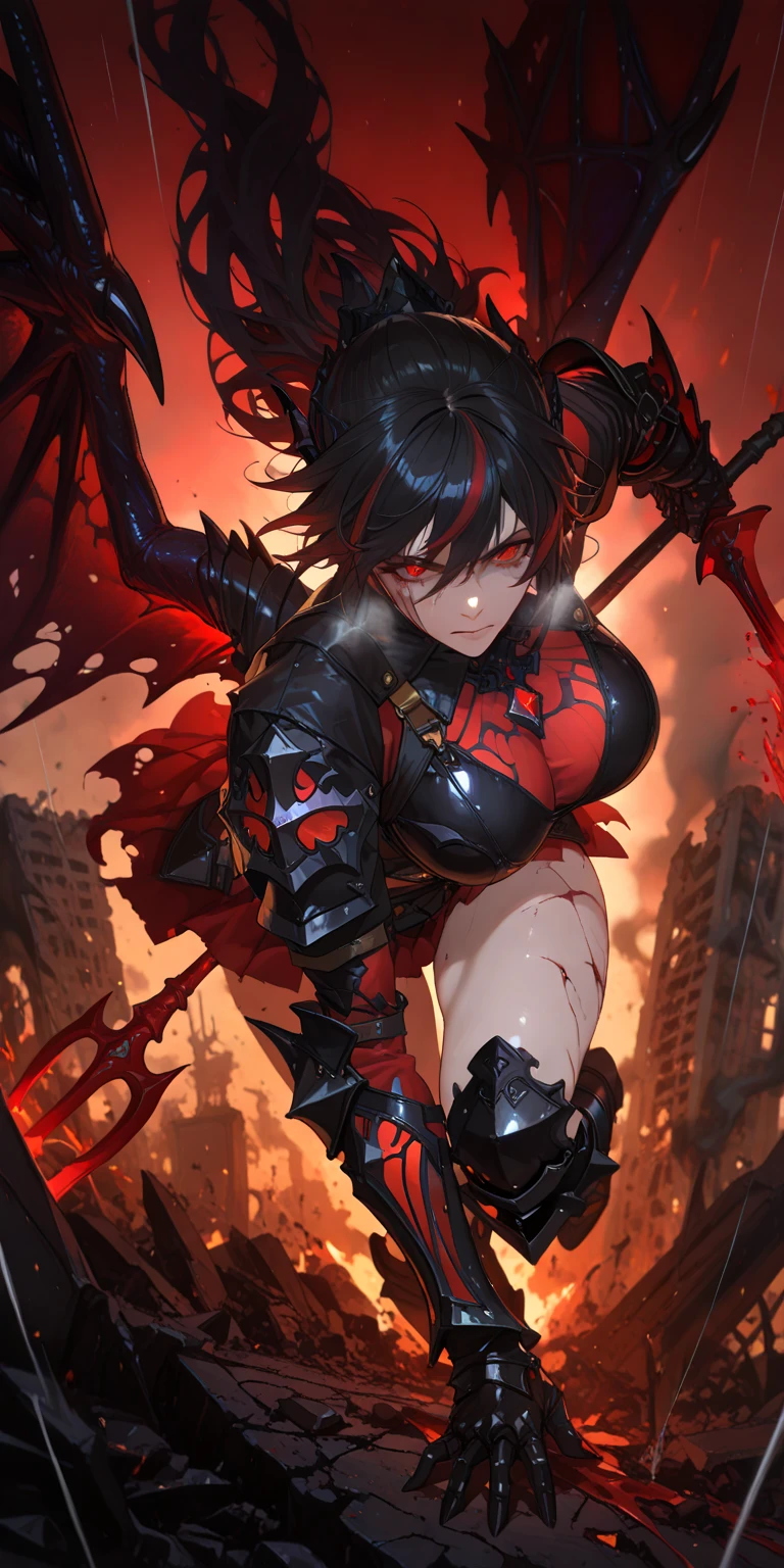 Supervillain Spider-Woman as a rotting dead zombie, Mask on the whole face, tight white and red spider suit with red spider symbol, small breasts, evil look, vilanious, bloodthirsty, raged, ripped costupe, torn apart clothes, bloody, combat stance, highly detailed, vibrant appearance, creative behavior, extremly detailed, imaginative, sensual, spontaneous, highest quality, skin texture, intricate details, (cinematic lighting), RAW photo, 8k, masterpiece,best quality,ultra-detailed,very detailed illustrations,extremely detailed,intricate details,highres,super complex details,extremely detailed 8k cg wallpaper,