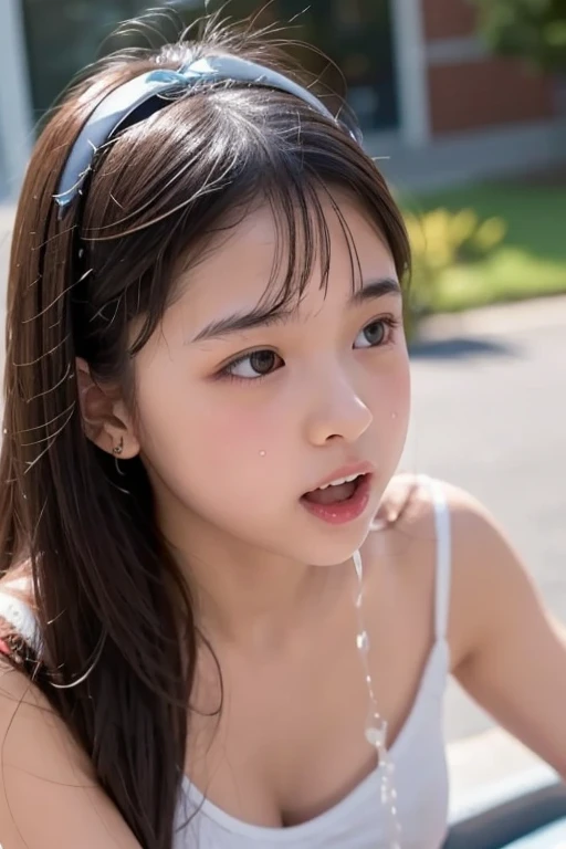 Braided Hair、Sleeveless、17 years old、night、darkness、Pissing on a forest path, I can't stand it anymore, Horny Face, Facing the pain of perseverance, close your eyes、Grimacing、very good、Exposing pubic area and hair、Showing off pussy、Browsing Caution, (Spread the word:1.3)