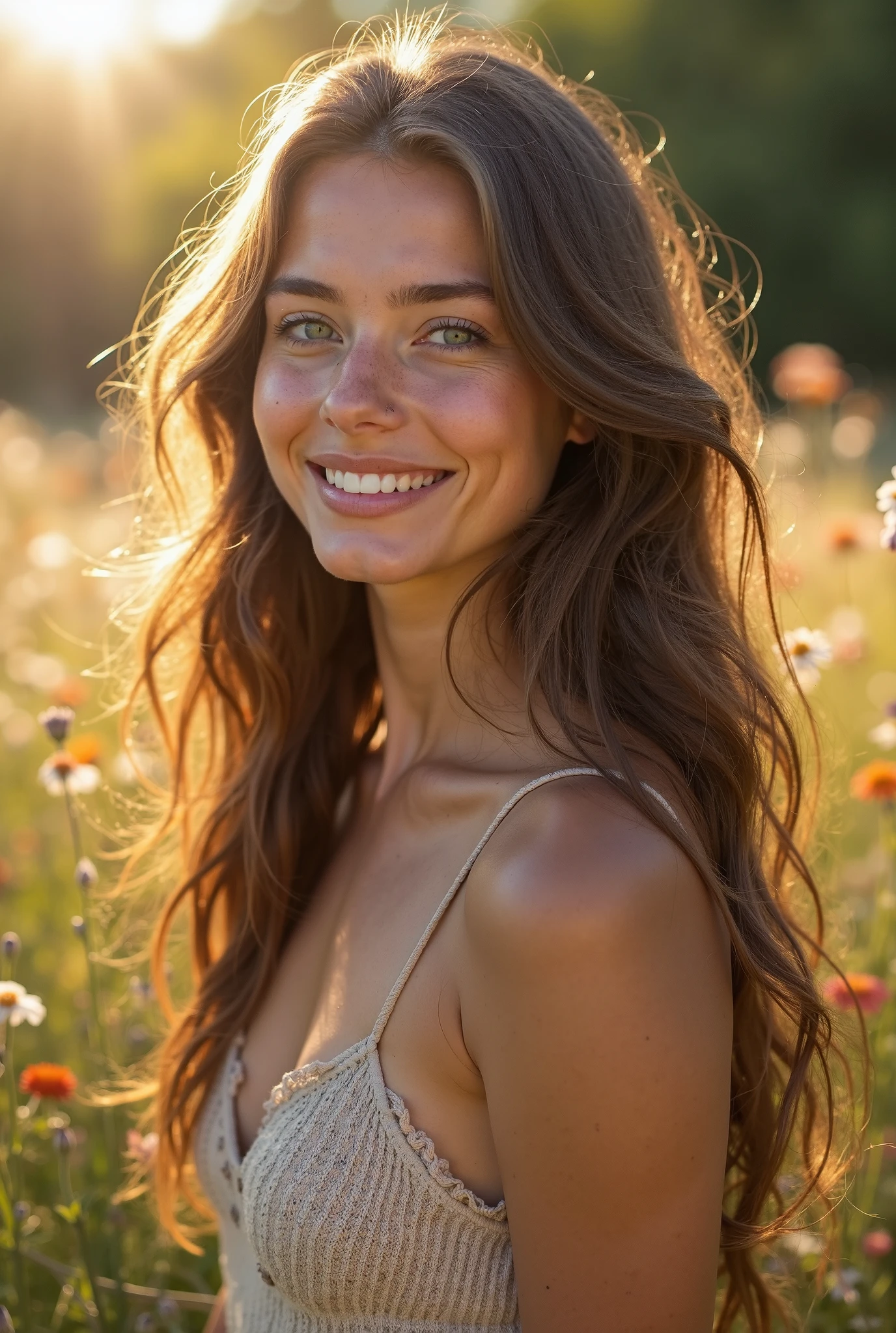 Long hair, beautiful,no makeup, bible believer woman