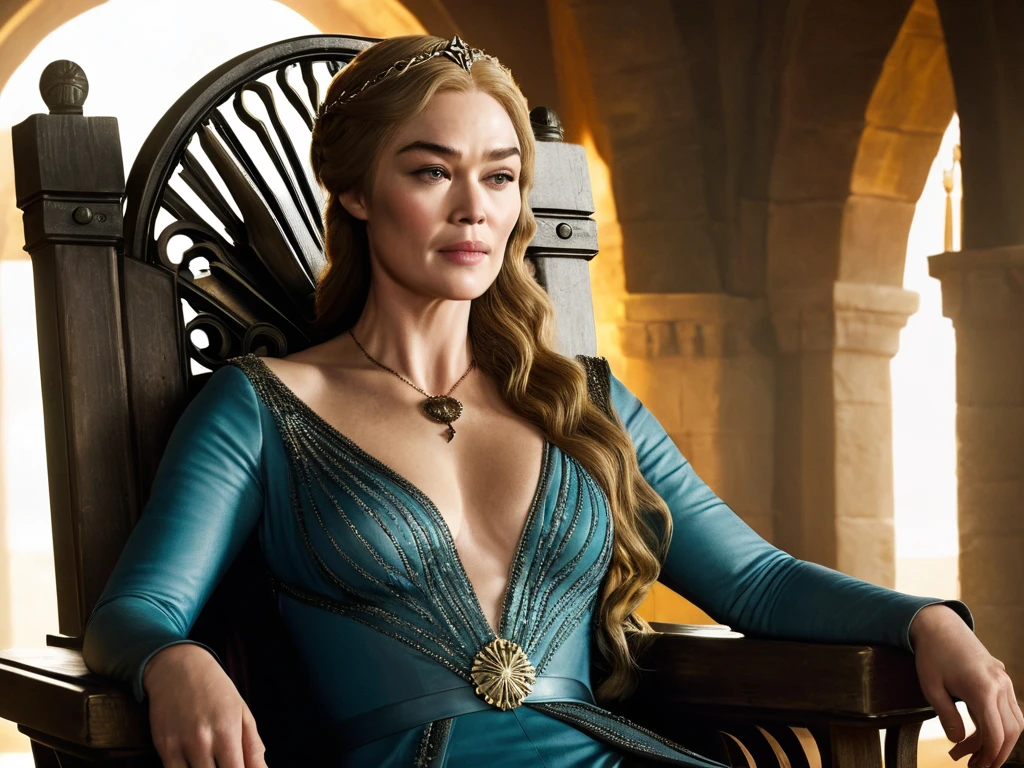 daenerys targaryen barefoot sitting on her throne,