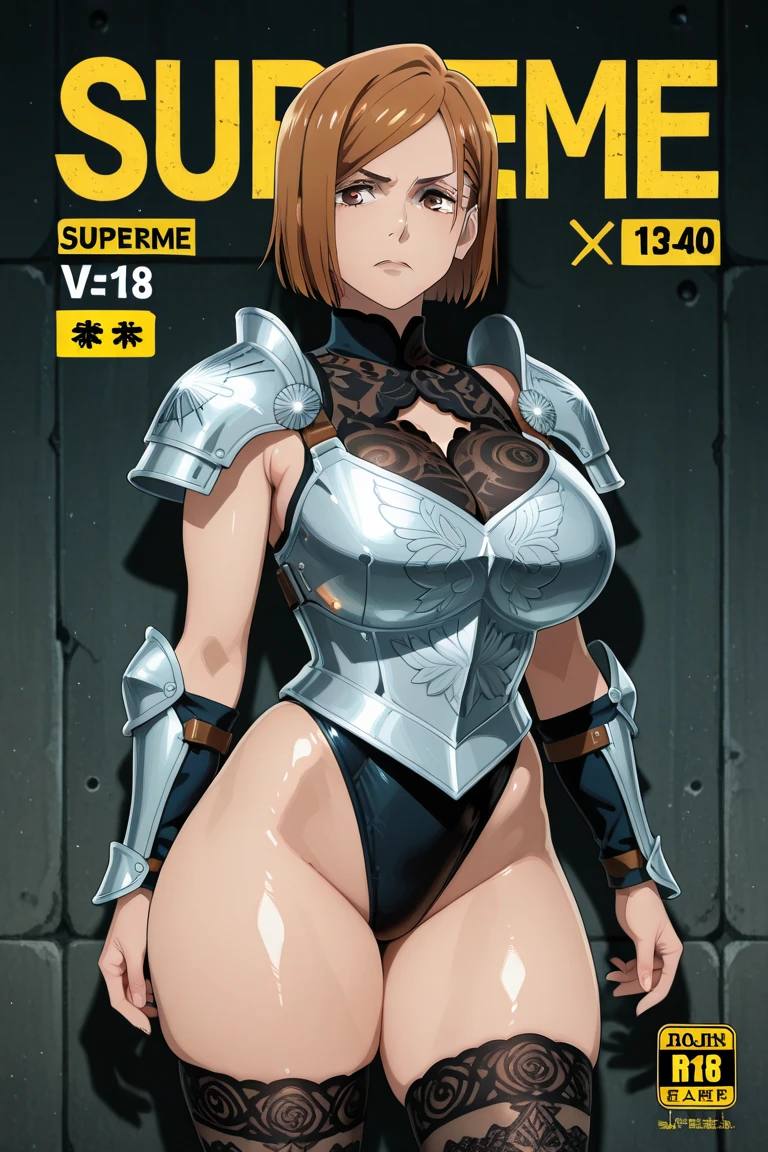 NSFW, ( 5 milf idol girls alongside ), magazine cover, multiple girls, 18-years old, Looking afar, white background, simple background, (fantasy),(battle armor:1.4), ( tucked up costume:1.7 ),(micro lingerie:1.7 ), bared chest, (Big breasts), Black hair, Blonde hair, Beige hair, (scorn smile:1.3), Open cloth ,Even before shooting,( large amount of cum on panty:1.3 ),( large amount of cum on chest:1.3 ),( large amount of cum on face:1.3 ),