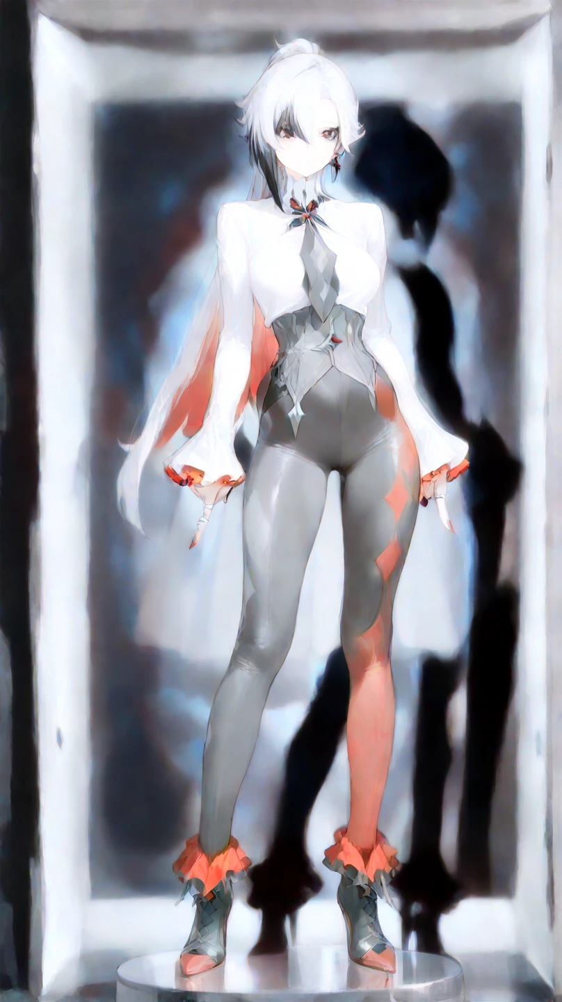 extremely thin woman，The body  very thin，Rib chest，Protruding sternum，The sternum  distinct，The waist  very thin，The ribs are noticeable，Protruding ribs，The pelvic protrusion  very obvious，The crotch protrudes，thin shoulde，The waist  very thin，Sunken abdomen，Delicate arms，Knees are obviously protruding，Ankle bulges，The ankle bones are obvious，anorexia panExcessive weight loss，sunken faceThe body  