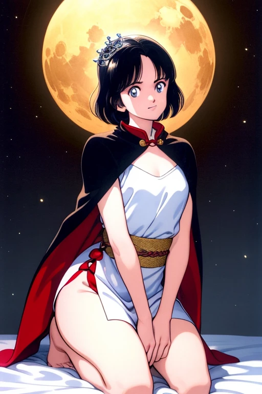Madoka Ayukawa, (((Naked Armor))), (((full nude))), (((nsfw))), (((no Panties))), Tabletop, (Highest quality: 1.2), (Super quality: 1.2), figure, (Very delicate and beautiful: 1.2), Film Angle, floating, (Beautiful detailing: 1.1), (Detail Light: 1.1), Film Light, Delicate Sky, woman, Gray Hair, blue eyes, (High Ponytail: 1.1), Cape, Glowing Eyes, (moon: 1.2), (moonlight: 1.1), Starry Sky, (Light Particles: 1.1), fog , Snow Painting, sketch, flowering