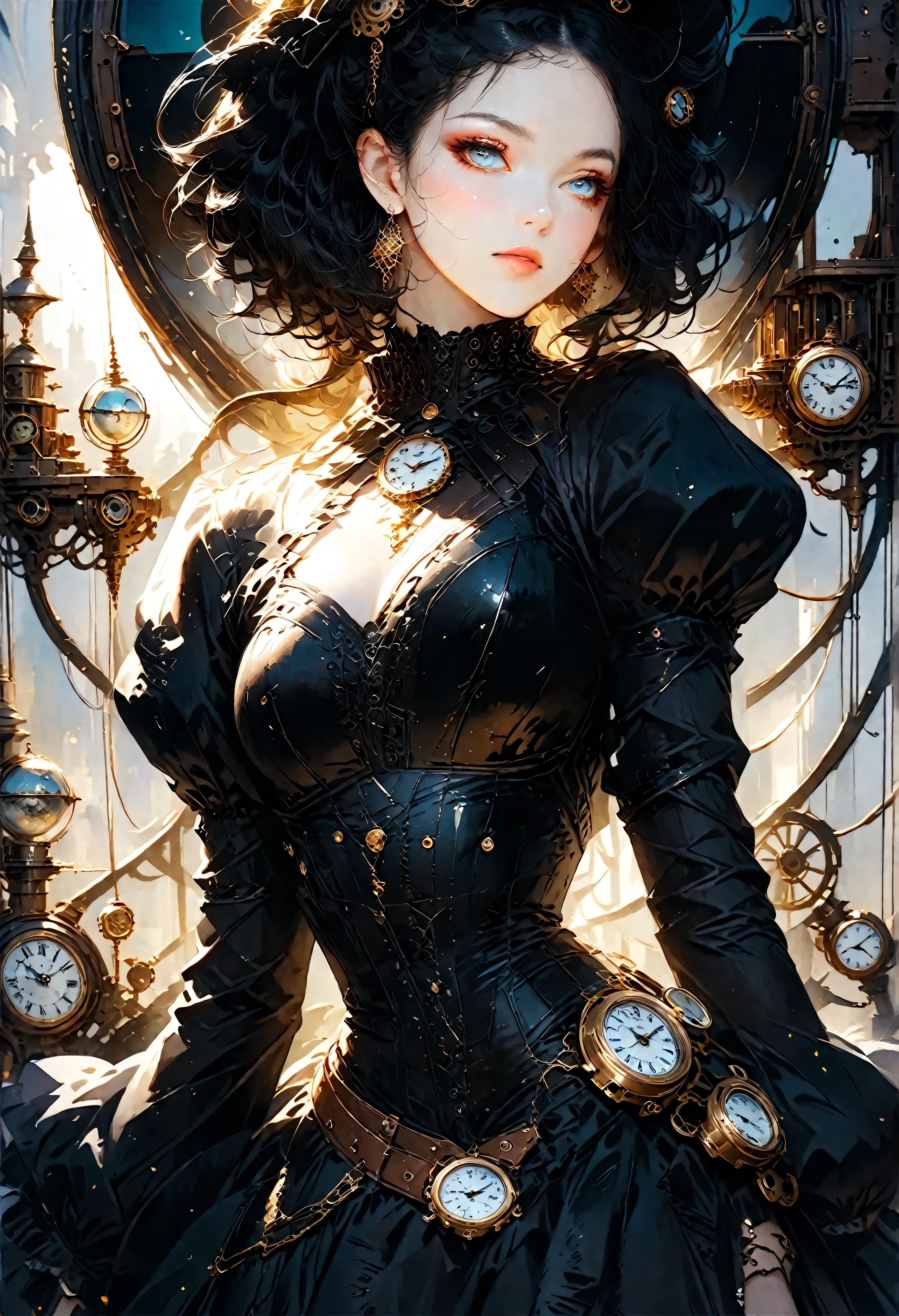 (masterpiece, top quality, best quality, official art, beautiful and aesthetic:1.2), (1girl), extreme detailed,(fractal art:1.3),colorful,highest detailed