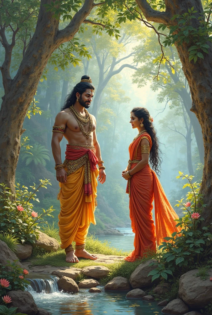 Ram laxman sita in trikuta jungle