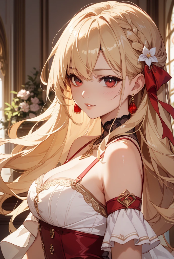Very high quality - Beautiful young aristocrat in a carriage - Main character only
