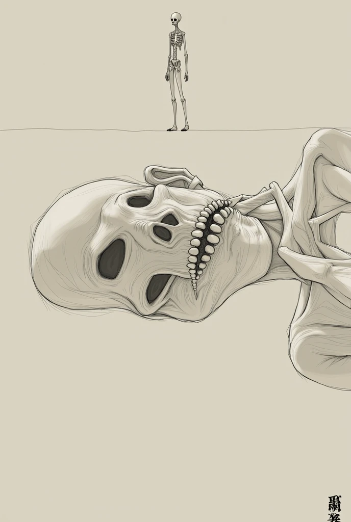 emaciated,femele,鎖骨,sternum,the ribs,pelvic bone,dented,hunger