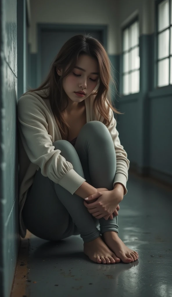 High school girl being molested