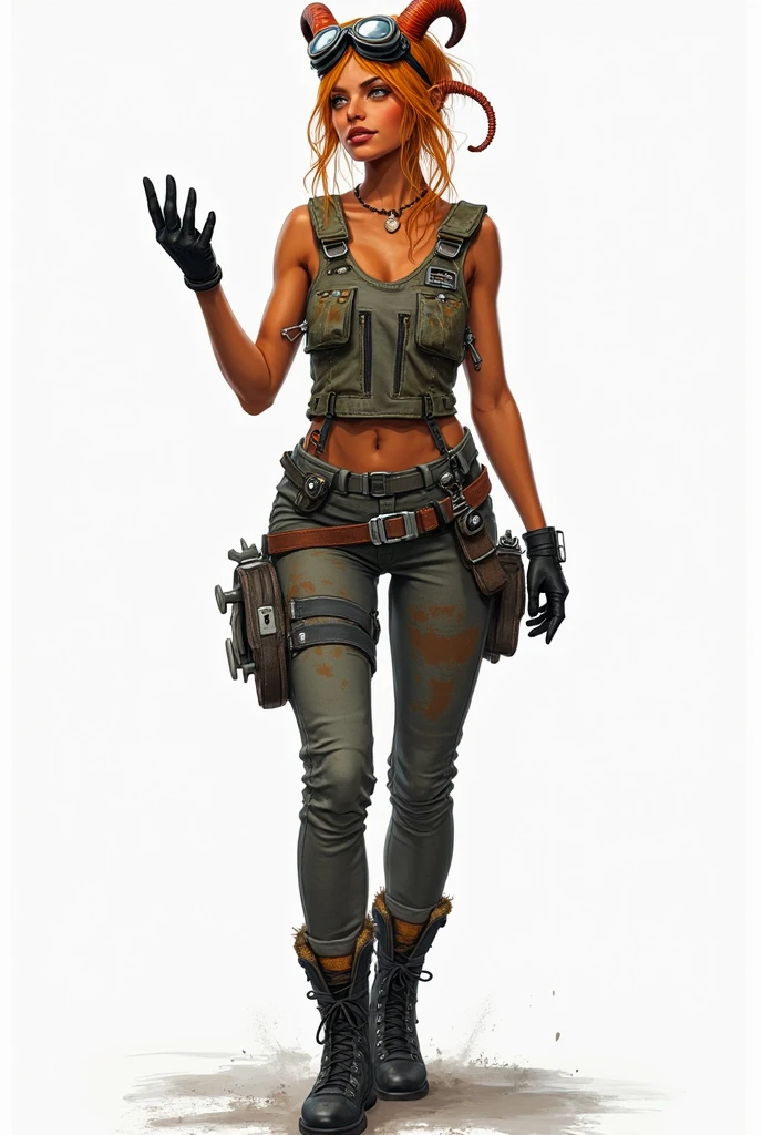 Badass Female darkerskin pubg character Put the word " Lany" in the background of her