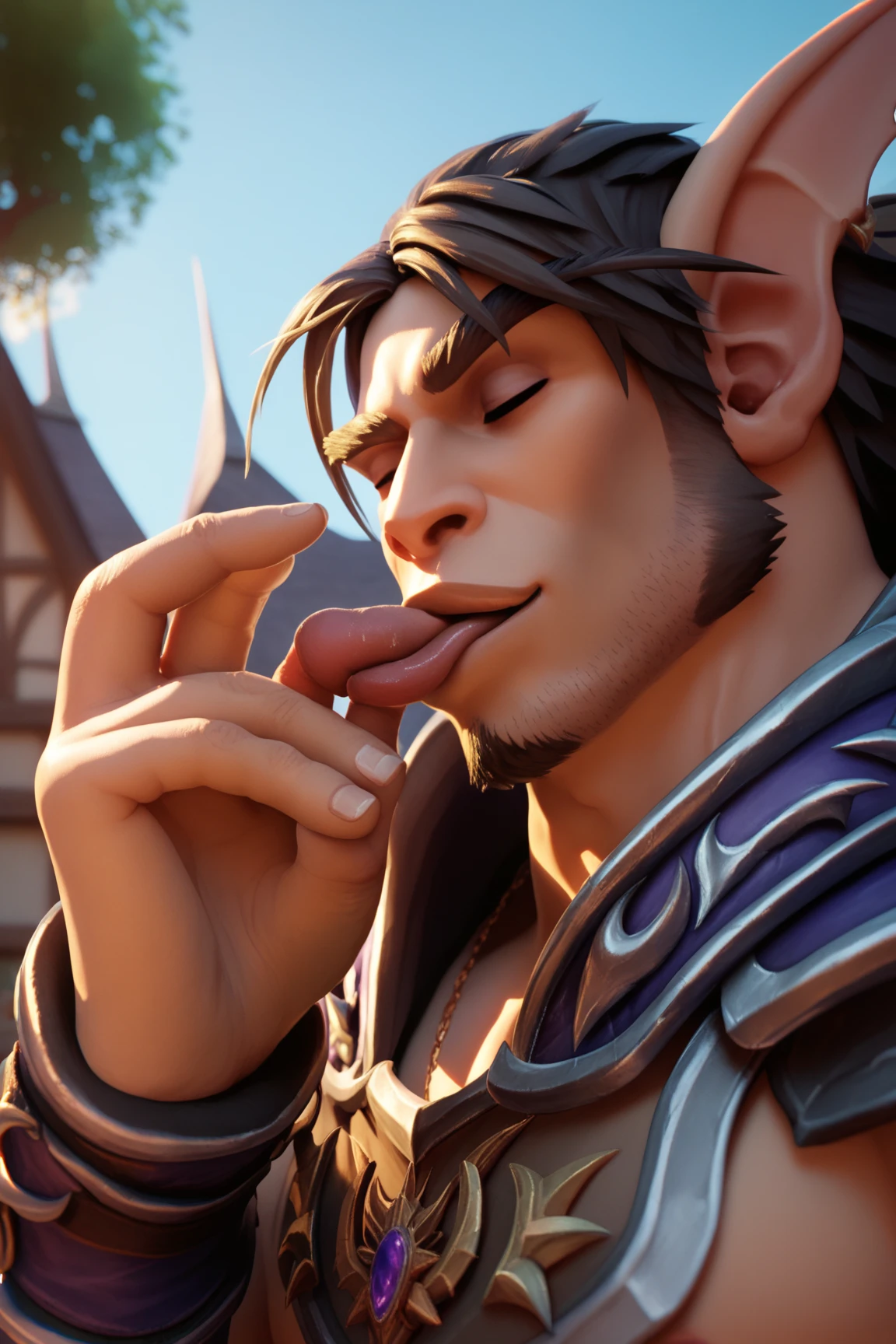Geralt of Rivia sucking a penis of a hot man,and cum of a lot,best quality,8k