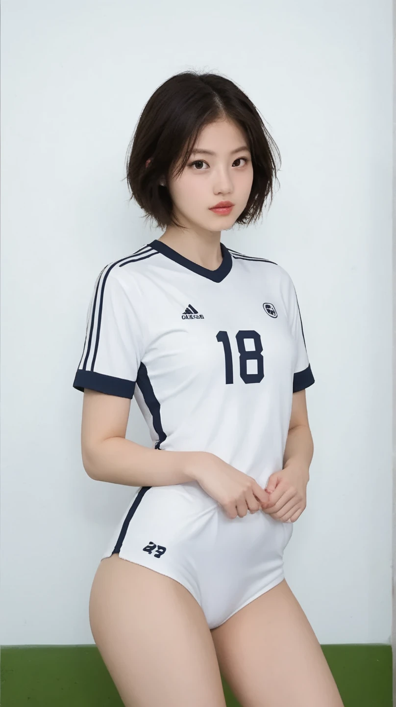 Playing around in a sexy see-through uniform、Women's Soccer Players、Olympic
