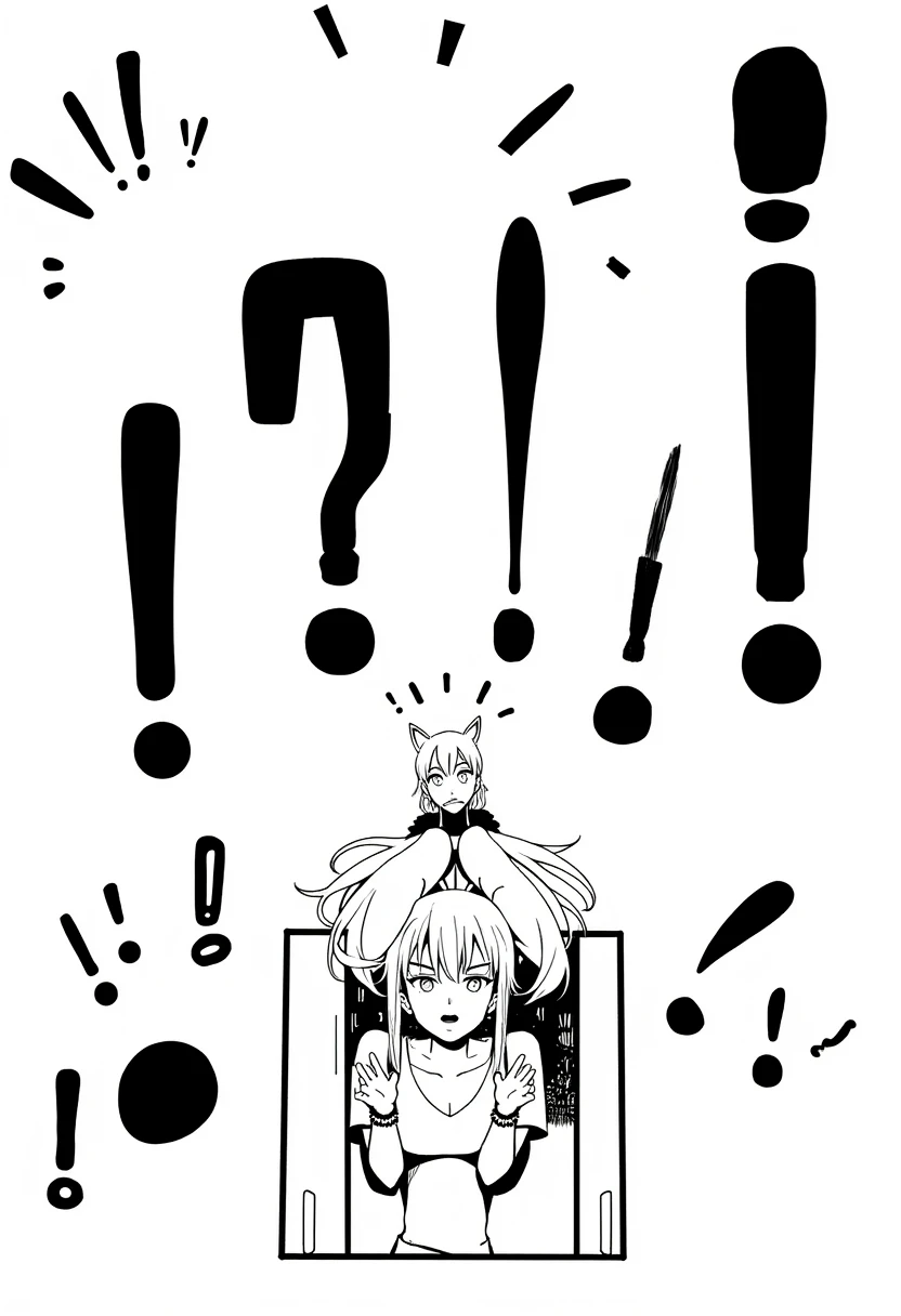 arafed image of a girl hugging a guy with a book, isekai manga panel, black and white manga panel, highly [ detailed ], award winning manga style, manga panels, doujin, manga panel, mysterious!, black and white manga page, detailed manga style, from cryptid academia, as a manga panel, black and white manga comic, heavy gesture style closeup