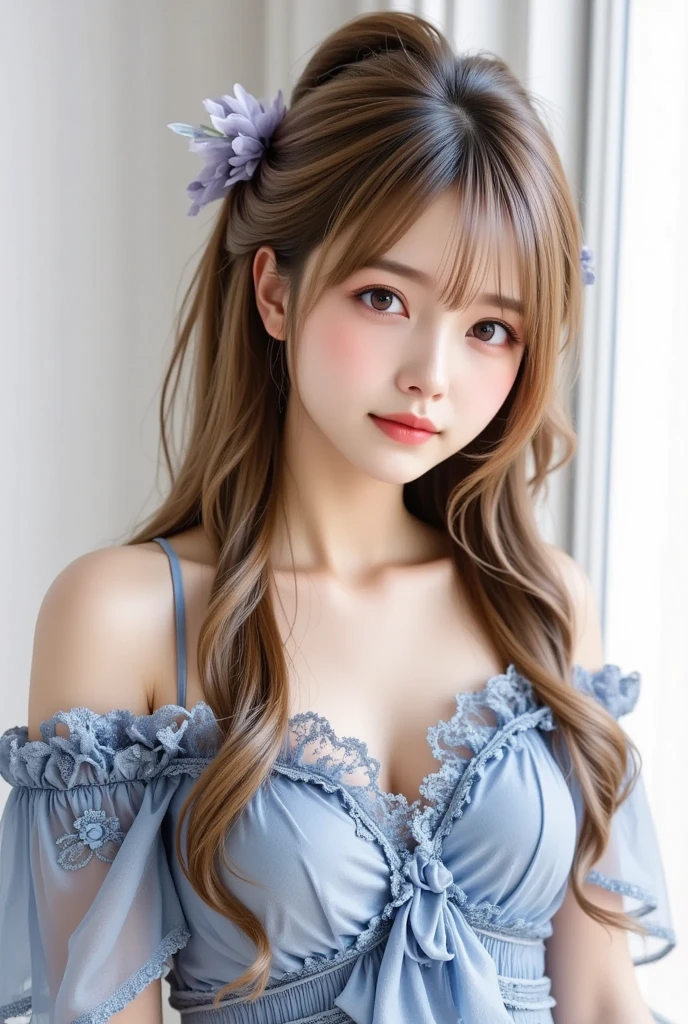 1woman, (Ultra realistic, high res), (highly detailed eyes, highly detailed hair, highly detailed face, highly detailed plump lips), (off shoulder with open breasts), breasts, upper body, caute smile, (best quality:1.4), Raw photo, (realistic, photo-realistic:1.37), professional photography, cinematic light, (fine face: 1.2),fashion model 20 years old, cute, [[[[pure eyes]]]], [[[[closeup]]]], [[[[chest]]]], [[[[neck]]]], [[[[shoulders]]]], perfect eyes, perfect iris, perfect lips, perfect teeth, perfect skin, soft front light, glow, HDR, (muted colors:1.2), Retrato da mulher、white skin、((cabelo Castanho ondas suaves)) Best Blanco Romantico、8K resolution、Frente Illuminada、アメリカの女の子のPortrait、solo、20-year-old、beautiful face、Upper body、medium side cut、beautiful black hair、beautiful little face woman, solo,　black theme,　look at the audience,one woman, It&#39;s real, Wolfzan-6500-V1.3, anime、animeスタイル、beautiful diamond eyes、20 year old american girl、braided hair、swimsuit、portrait beautiful detailed woman, very detailedな青い顔, Reality, beautiful narrow blue eyes, huge file size, Super detailed, High resolution, very detailed, highest quality, masterpiece, An illustration, very detailed, ticker, Unite, 8K painting wallpaper, fine, fine details, masterpiece, highest quality, Hvery detailed ticker uniform 8K wallpaper, face light movie lighting、cuteブラウス, dark background, oil, masterpiece, diffused soft film lighting, Portrait, highest quality (perfect face:1.4),stunning girl pictures,(8K and、photorealistic:1.25) 、(lip gloss、eyelashes、shiny face、shiny skin、highest quality、超High resolution、Depth of the bounds written、chromatic aberration、caustic road lighting、natural shading、sexy 1girl, Extremely cute, Amazing face and eyes, (Beautiful lovely smile), (extremely detailed beautiful face), bright and shiny lips, (cute bikini:1.3), (very elaborate lace bra:1.5), smooth skin, super beautiful, attractive, (Best Quality:1.4), (hyper quality), (Ultra-detailed), (hyper-realistic, Photorealsitic:1.37), Authentic skin texture, complex details, extremely detailed CG unified 8k wallpaper, RAW Photos, professional photograpy, Cinematic lighting, coast, sea, palm trees,masterpiece, best quality, high quality, High definition, High quality texture, High quality shadow, high detail, beautiful detailed, finely detailed, extremely detailed cg, detailed texture, a realistic representation of the face, realistic, colorful, delicate, Cinematic Light, sidelighting, Lens Flare, Ray tracing, sharp focus, (intrica