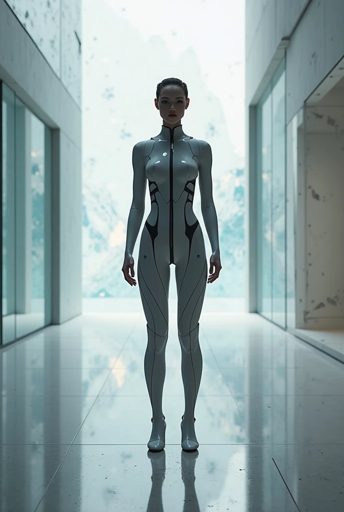 (masterpiece, best quality, 4k, dreamlike, hyperrealistic:1.35), (Doctor Nessus is tall androgynous male hung like a horse perverted genius technomage queer transhumanist depraved homosexual misogynist kinky sadistic villain with weak stomach beautiful eyes thin face flat chest frail shoulders lithe waist horse belly male crotch bulge sleek skintight bodysuit:1.5)