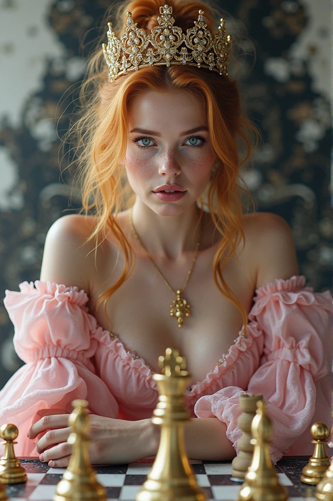 19th century red-haired French woman begins to waste her money on unnecessary luxuries