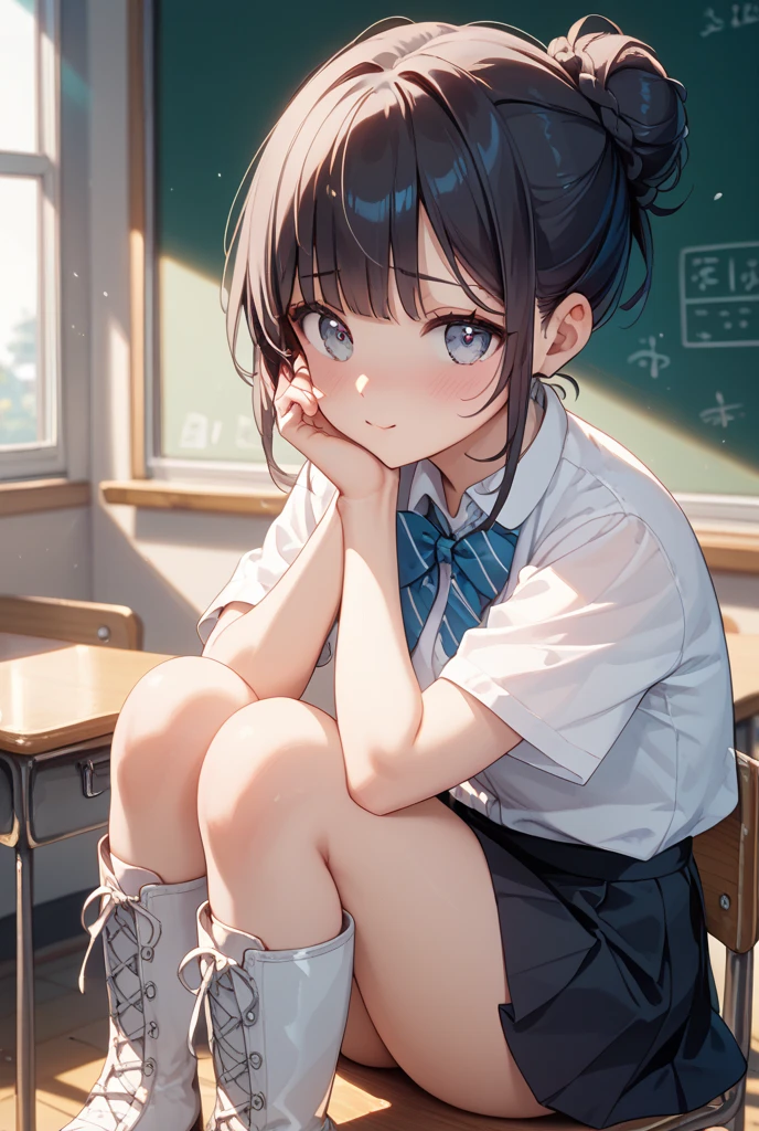 (Chichidashi:1.0),1 Girl,(paizuri:1.4),Upper Body,nude,penis, Anime girl sitting at desk in classroom with blackboard, beautifulアニメのhigh school girl, cuteアニメの女の子, White pantiesー,cute, Enchanting anime girl, Anime Moe Art Style, Squatbeautifulアニメの女の子, Anime Best Girl, Smooth anime CG art, Attractive anime girl, Cotton panties,surGenuine , Young Anime Girl、Wear sneakers、White panties、Full Color、(Pieces fly、 Highest quality:1.2)、High resolution、High resolution、In 8K、Genuine実写、RAW Photos、Highest quality、masterpiece、 Very delicate、High resolutionの生のカラー写真、Professional photography、 Great face and eyes、超High resolution、RAW Photos、beautiful、beautiful、beautiful girl、(alone:1.2)、 Black Hair、big 、blush、smile、big 、 、View your viewers、Squat、(Crouching panty shot:1.2)、Full-fledged panties、blush、shy smile、Outdoor、outside of home、Obscene content、Porn、high school girl、Sit together'knees、Sit with your heels on the ground、両手でkneesを抱える、Shins pointing forward、Body facing forward、Sit with your heels on the ground、Leg spread、Open legs、White panties、8K Photo、Live Shooting、最High resolution、masterpiece:1.2、Genuine、photoGenuineistic、High Contrast、Photon Mapping、Genuineism、Very detailed、Professional Lighting、Low Angle:1.2)、(1 Girl)、(alone:1.5)、(Height is 165cm), (18才のhigh school girl), (Japanese High School Uniform)、(Summer blouses:1.2)、(Checkered short skirt:1.2)、(White shirt with student ribbon:1.2)、(Squatting down looking straight ahead)、(Open legs:1.2), (White panties:1.5)、(Camel Toe)、(White sneakers:1.2)、 (Perfect proportions:1.2), (スカートの下からWhite pantiesが見える:1.5), (The detailed shape of the female genitals is clearly visible:1.4), (Have pubic hair:1.4), (Textured skin)、I can see her cleavage、(8K、RAW Photos、Highest quality、masterpiece:1.2)、(Genuineistic、フォトGenuine)、1 Girl、From the corner of your eye1Tsu Mole、((White blouse、Sailor suit、Red tie、knees下丈の赤いチェックPleated skirt))、(high school girl)、40 years、Skirt rolled up、Gal、Lots of eyelashes、Sparkles on the eyelids、skeletally correct、Open your thighs、wavy twin tails、cutesmile、魅力的なボディ beautiful完璧なボディ、V-line emphasis、Place your hands behind your head、Beautifully trimmed fingertips、Genuineistic, Lip gloss, Highest quality, 超High resolution, depth, pastel colour, Natural Shadows, Focus on the face, Just a face, Looking at the audience, Long Hair, Brunette Hair, 茶色で詳細な目のmasterpiece:1.4), 1 Girl, alone, from before, shut up, smile, Part your lips, Shiny skin, Thick thighs, White pantiesー, , absorb, Pleated skirt, loafers, Black socks, Squat, indoor, Looking at the audience, Anatomically correct.