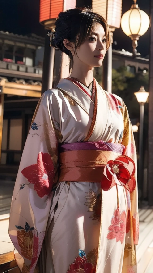 (masterpiece, realistic:1.3), (extremely intricate:1.2), (photorealistic:1.4), (extremely delicate:1.1), (ultra realistic:1.3), (hyperrealistic 3d render:1.1), hyperrealistic photography, extremely detailed CG unity 8k wallpaper, HDR, RAW photo, dslr, (instagram most viewed:1.3), trending on CGSociety, (geisha, full body, (dark star ornament:1.1), dark skin, tan skin, freckles, kneeling:1.2), vixen, smiling, (long black hair:1.2), (sun rays, god rays:1.2), large breasts, coarse hair, rose satin lipstick, diffuse lighting, fantasy, intricate, elegant, highly detailed, lifelike, photorealistic, digital painting, artstation, illustration, concept art, smooth, sharp focus, legs, (magazine cover-style illustration of a geisha:1.2), (bold and attention-grabbing cover text:1.3), helvetica-bold, (title of the magazine and a catchy headline:1.3), modern and trendy style, fantasy, surrealist art, vibrant, nijistyle