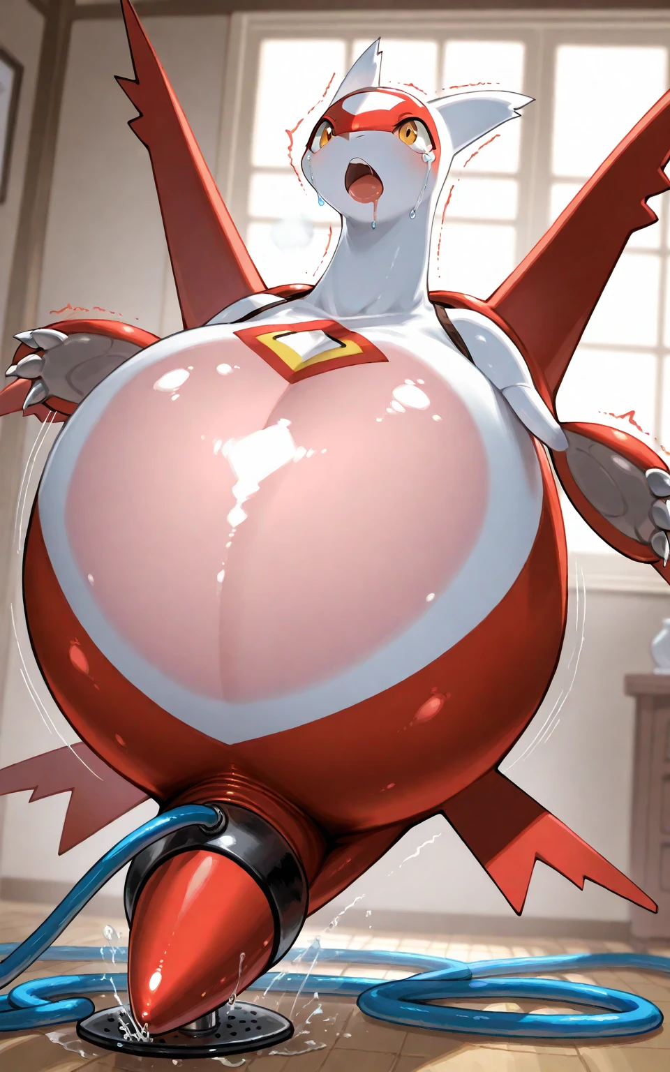 ((((SD Gundam,Gundam Face,Humanity,Super detailed,masterpiece,High resolution,Highest quality,Perfect Anatomy,SD Gundam,Sun Shangxiang,Humanity,White of the eyes,Dark Eyes,Connected Eyes,Steamy,大量にSweaty, wet skin,Not on the chest,Big Breasts,Breast milk production,short body shape,全naked,No hair,No mouth,Square face,tears,Jaw protrusion,short stature,Slim figure,Breast milk production,Fertilization,Pregnant women,naked,Sweaty,Sweaty, wet skin,White skin,Breast milk production,Humiliation,Cum in pussy,bed,Serve human males,Forced Sex)))) SD Gundam SD Gundam SD Gundam