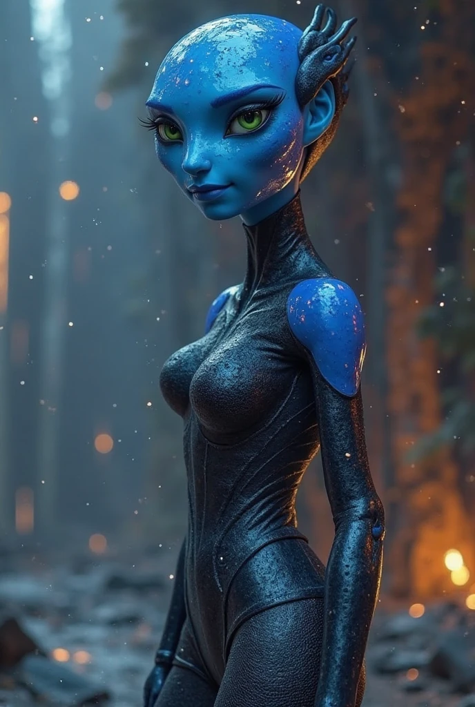 blue humanoid