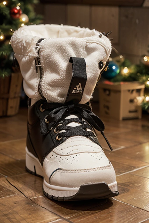 <lora:ChristmasWintery:0.7> ChristmasWintery shoe, (Masterpiece:1.3) (best quality:1.2) (high quality:1.1)