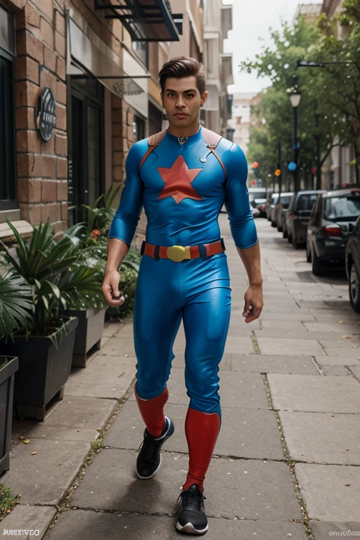 (realistic,hyper-detailed,8k,DC comic superhero,Captain Atom,captainatom),
(Hollow suit),
(red gloves,redgloves),
(red boots,redboots) , ((unrealistic wide hips , unrealistic wide pelvis , plump hips)) , hips , thighs , sexy , eroticism , nsfw , gay, gay focus , narrow waist , snatched waist