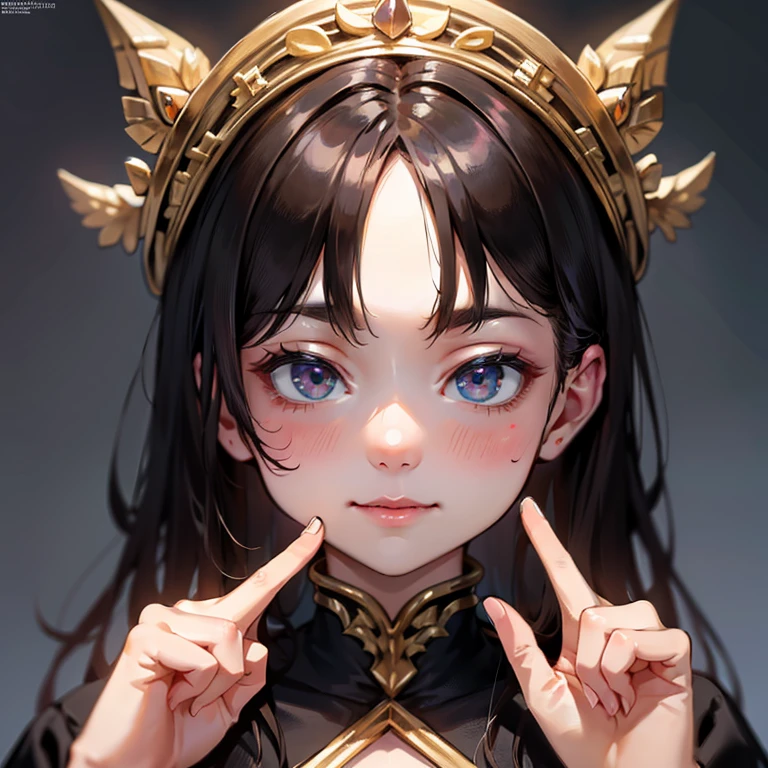 ((Draw every detail with high precision)Extremely precise depiction)[high resolution],(detailed illustrations,とてもbeautifulで緻密な描画,Delicate lines and rhythm,Realistic texture expression),[Color drawing main line],[Ruins background []],endless (Anime Girl (beautiful) 16 years old)  [(Tanned skin) [glossy black hair]],((bet) Beautifully decorated golden cyber armor) ([Complex decorative processing] [elegant],Gorgeous golden luster (Polished reflective gloss)) [Luxurious],Gravure printing,[Oparts Stolen Technology [Hieroglyphics]],(複雑でbeautiful装飾 [Dense details]),(きめ細やかでbeautiful肌表現 [transparency]),[完璧な目のdetailed (Beautifully detailed iris)(Eyes like deep gems)],(Eye light[Accurate Lighting，protect eyes]),[長くてbeautiful睫毛],[Accurately drawn hair [美しく艷やかな髪のdetailed]],(完璧な手のdetailed [破綻のないbeautiful指 [beautiful nails]]),(Perfect anatomical structure(Perfectly balanced proportions))[[Full body portrait]],[[Highest level of design]][Ideal color coordination(Accurate simulation of the interaction between light and material)],([Precision details](detailed,高beautiful)),[The visual art of storytelling],((best quality)beautiful[[High-density drawing]])[Full HD].{Full body shot}