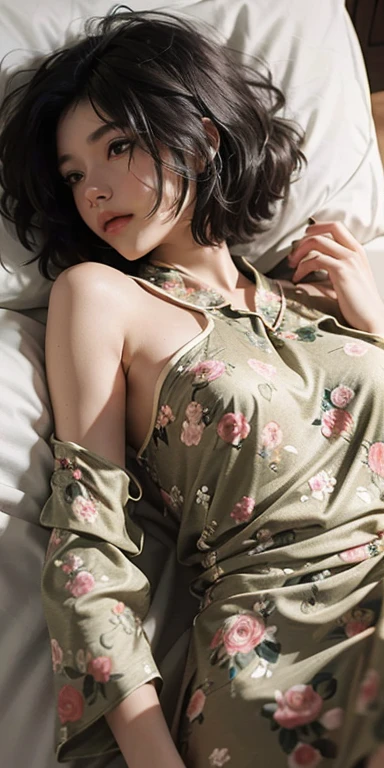 8K、RAW Photos、Highest quality、Super detailed、Super Resolution、Ultra HD、8K壁紙、Amazing details absurd, Super detailedな,Bright colors,(In 8K:1.3),Masseter muscle area,Very beautifully detailed face and eyes, Age form:1.2), (Gal:1.2), (White shirt:1.3), (Beige cardigan tied around waist:1.5), ((Cleavage, Button unbuttoned):1.2), (Checkered Pleated Skirt:1.2), (necklace,Colorful Bracelets,(loose socks:1)(Smooth and straight blonde hair:1.3), (Shiny Hair:1.2), Delicate and beautiful face, blush、Deep blue eyes, (A happy smile:1.2),小さなnecklace
((((A woman is lying in bed with her eyes closed))))Brown Hair、(White skin)
((((((((Full body photo))))))))
((((Cleavageを強調))))
((((I can see her black floral panties and bra))))


