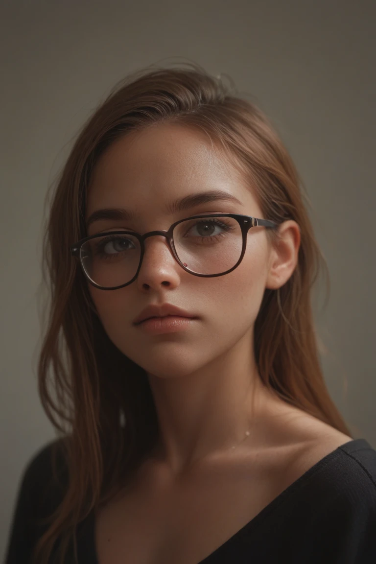 Un cautivador retrato de una mujer por Chuck Close, ganando popularidad en DeviantArt.