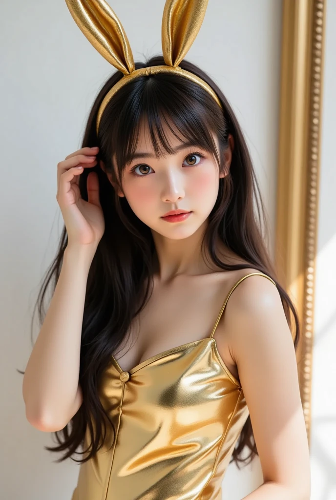 red eyes, (Age 12:1.5), (Your sensuality's face:4), Third rule, Style - Psycho, girl in white dress, Ultra high resolution, alone, __body parts__ Delicate and realistic skin, big, official art, All-in-one 16K wallpapers, Special details, beauty and aesthetics, beauty, Masterpiece, best quality, In cyberpunk city, Great atmosphere, Calm color palette, Calm mood, soft shadow, shiny hair, Shiny skin, Glow cut, chibi, coordination of finger proportions