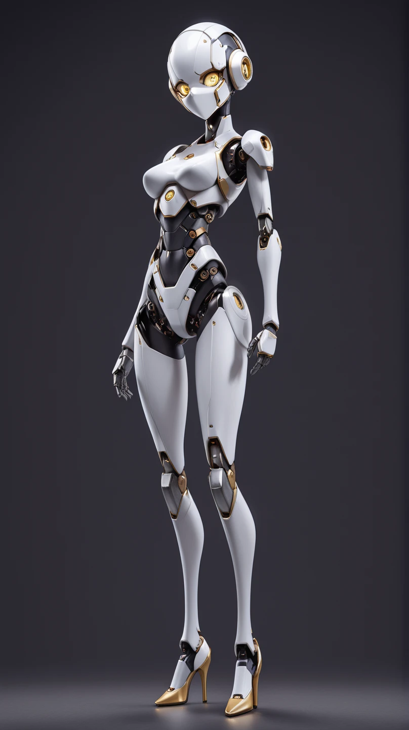 A mechanical girl with an atomic heart,Ultra-detailed,Photorealistic,steel structure,Wires running through the body,Well-designed face and body,Gear-shaped pupil,Sparkling metal skin,Delicate joints,Masterpiece:1.2,cybernetic enhancements,glowing circuitry,Powerful and precise movements,Colorful lighting effects,Sci-fi,Machinery & Technology,industrial background,Vivid colors,Mechanical butterfly wings,Soft and delicate facial features,