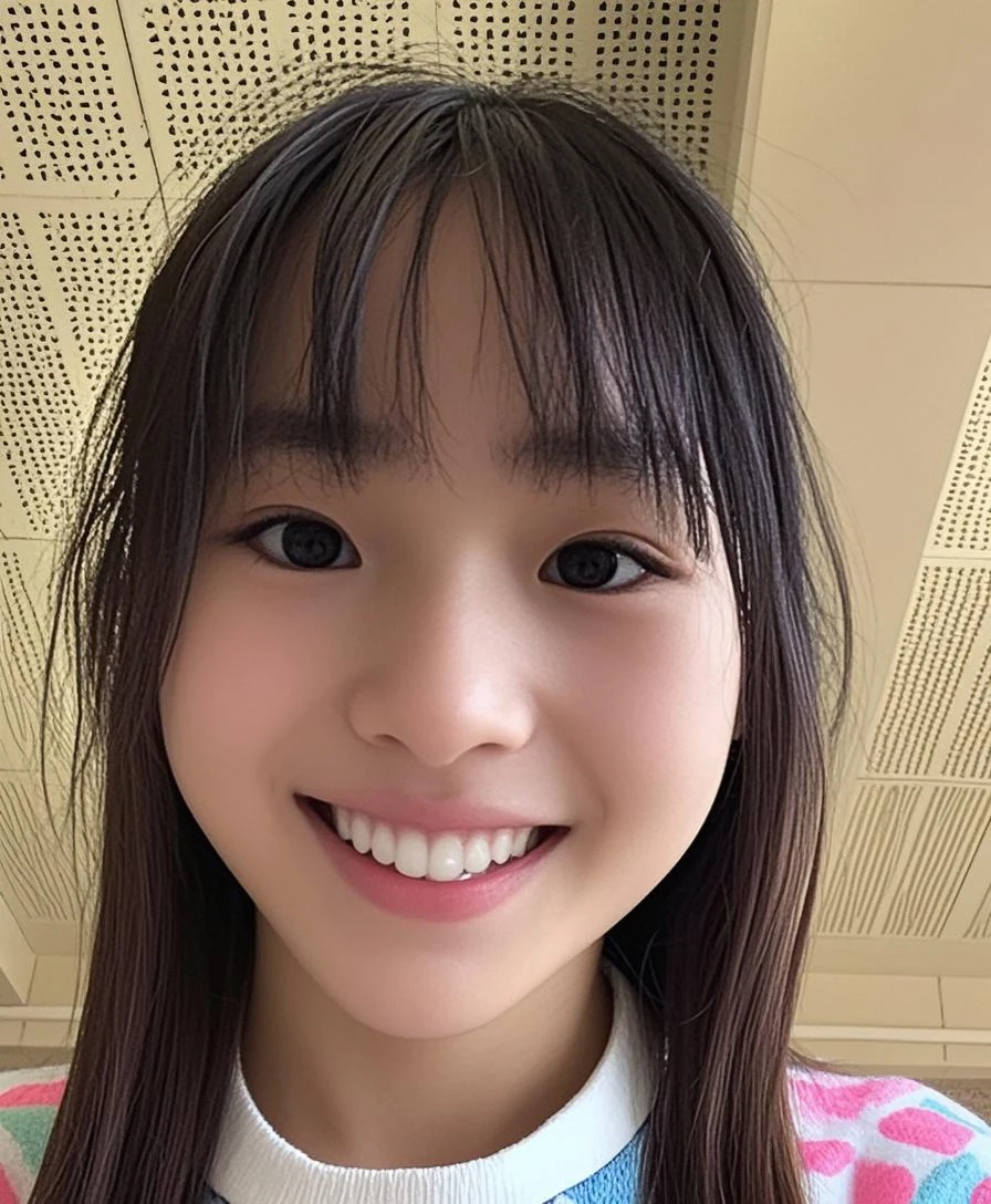 lens: 135mm f1.8, (highest quality),(RAW Photos), (Tabletop:1.1), (beautiful 12 year old japanese girl), Cute Face, (Deeply chiseled face:0.7), (freckles:0.4), dappled sunlight, Dramatic lighting, (Japanese School Uniform), (In the classroom), shy, (Close-up shot:1.2), (Serious face),, (Sparkling eyes)、(sunlight)
